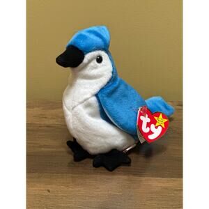 TY‎ Beanie Baby - ROCKET the BlueJay Bird (5.5 inch) with tag